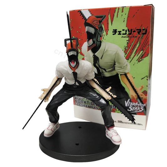18cm Chainsaw Man Anime Figure Power Denji Action Figure PVC Chainsaw Man Power Figurine PVC Adult Collection Model Doll Toys
