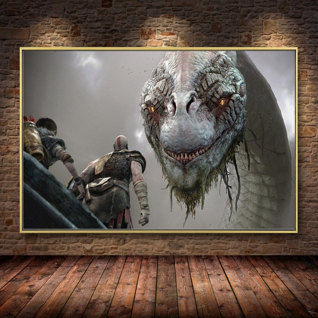 God of War Canvas Painting Collection-1 (Variants Available)
