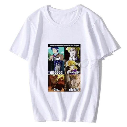 Printed T-shirt-5 Jojos Bizarre Adventure (Colors Available) - House Of Fandom