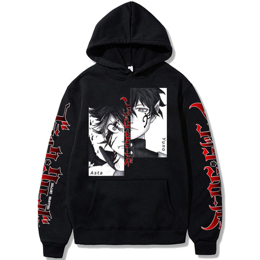 Yuno X Asta Hoodie Black Clover (Colors Available) - House Of Fandom
