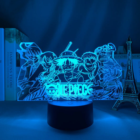 One Piece Group Night Lamp - House Of Fandom