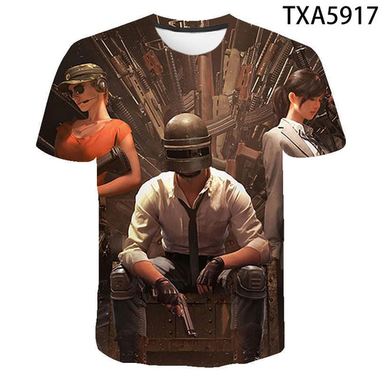 3D Printed T Shirt Collection 2 PUBG (Variants Available)