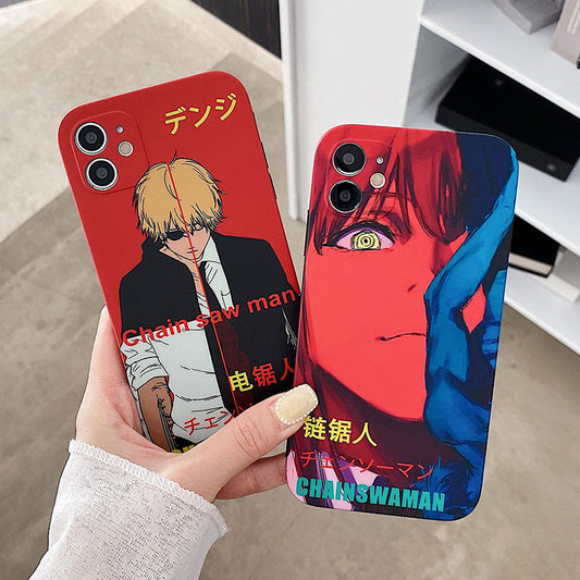 Luxury Silicone iPhone Case Chainsaw Man (Variants Available) - House Of Fandom