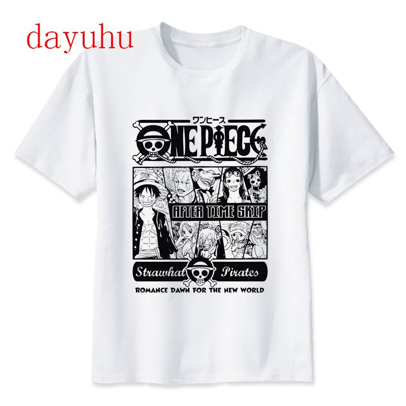 White T-Shirts Collection 1 One Piece (Variants Available) - House Of Fandom