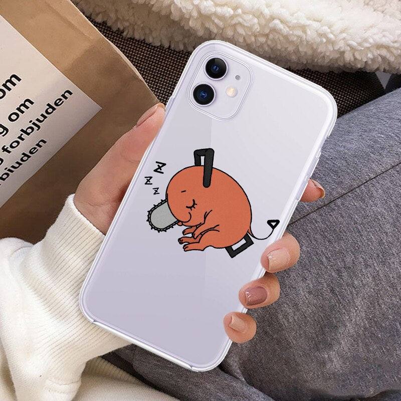 Silicone iPhone Cases Set-2 Chainsaw Man (Variants Available) - House Of Fandom