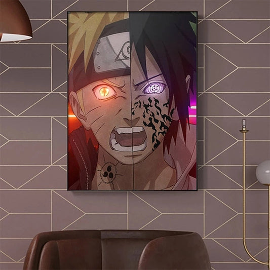 Sasuke Naruto Canvas Painting Naruto/Boruto - House Of Fandom
