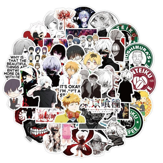 Stickers Tokyo Ghoul 10/30/50pcs packs - House Of Fandom