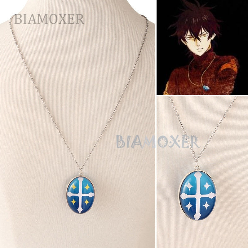 Yuno Magic Stone Necklace Black Clover (Variants Available) - House Of Fandom