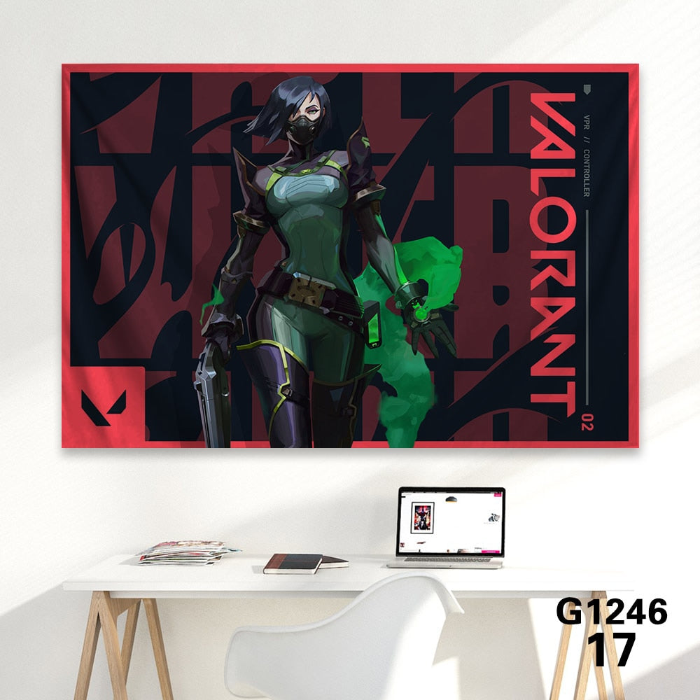 Posters Valorant Dark (Variants & Sizes Available)