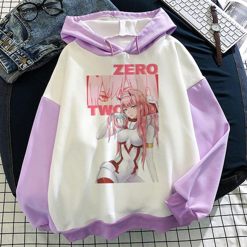 Zero Two/Hiro Hoodies Darling In The Franxx(Variants/Colors Available) - House Of Fandom