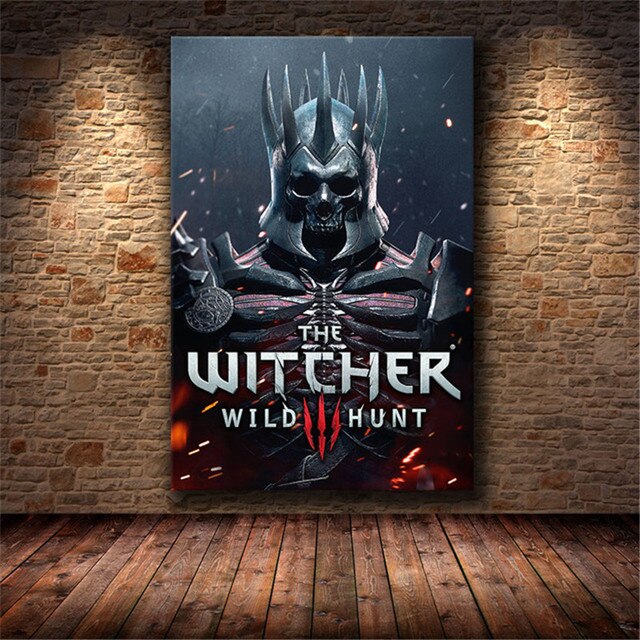 Canvas Painting Witcher Collection-4 (Variants Available)