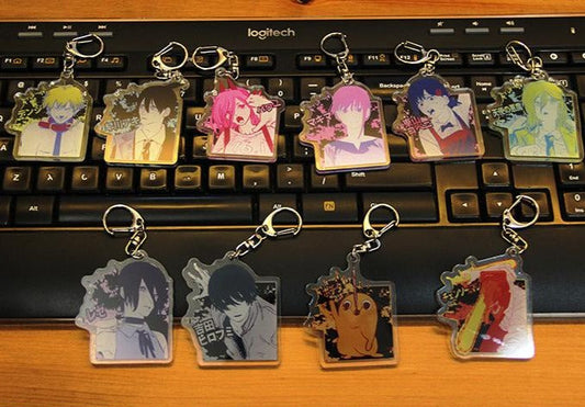 Acrylic Character Keychains Chainsaw Man (Variants Available) - House Of Fandom