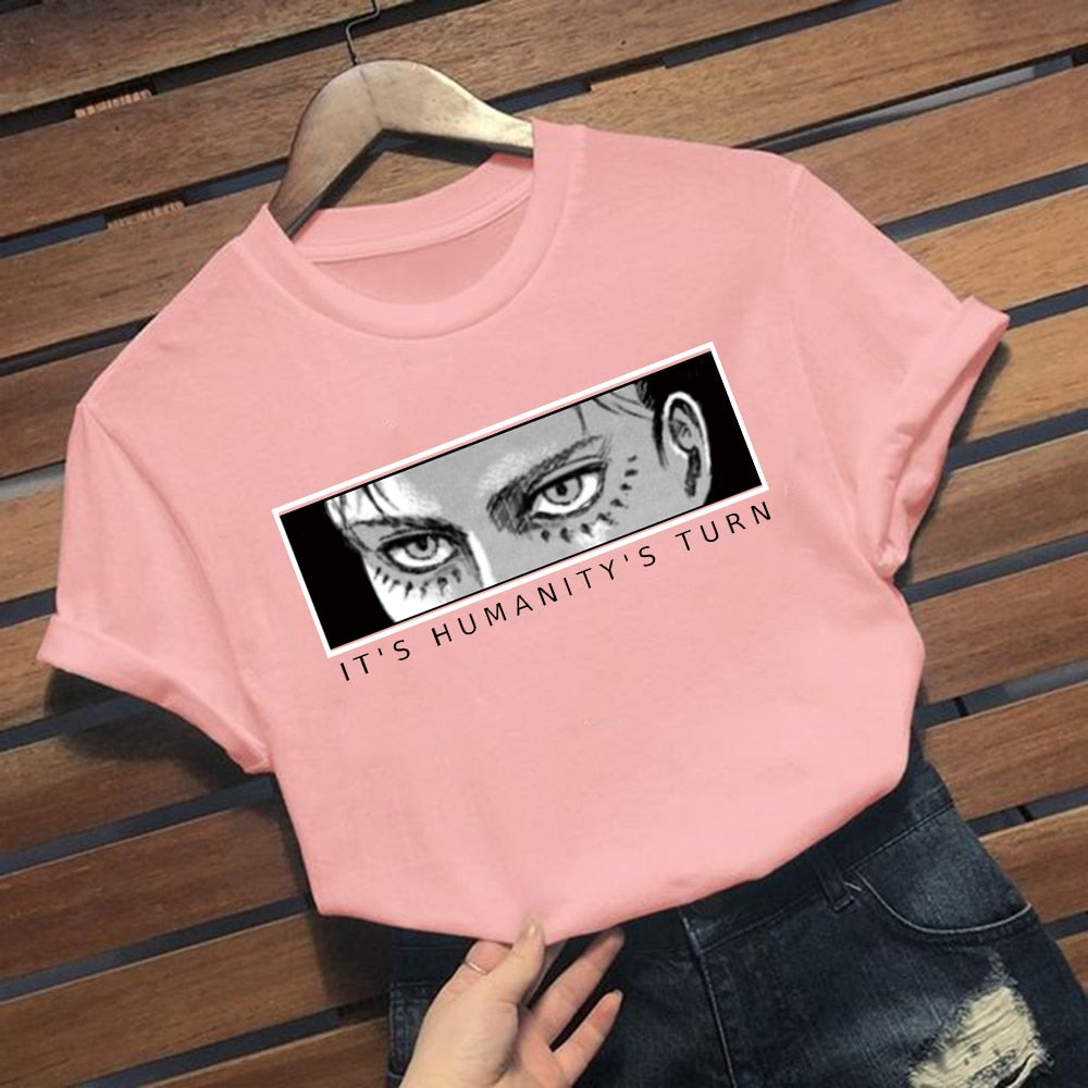 T-Shirt Eren Yeager Attack on Titan (Colors Available) - House Of Fandom