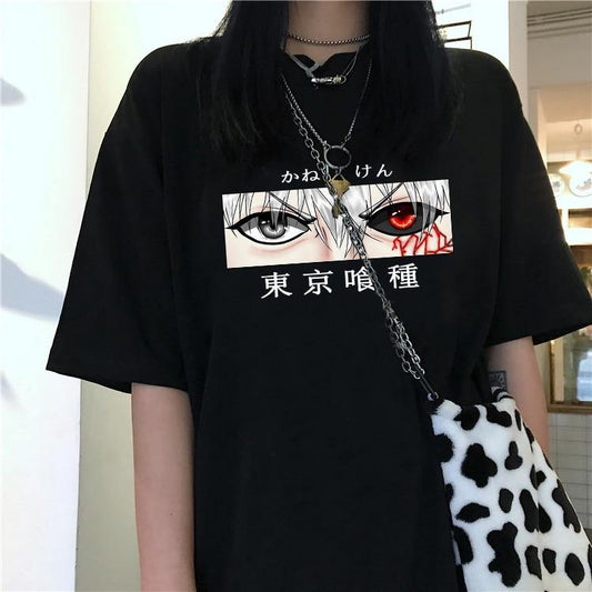 Ken Kaneki Ghoul-Eye T-Shirt Tokyo Ghoul (Colors available) - House Of Fandom
