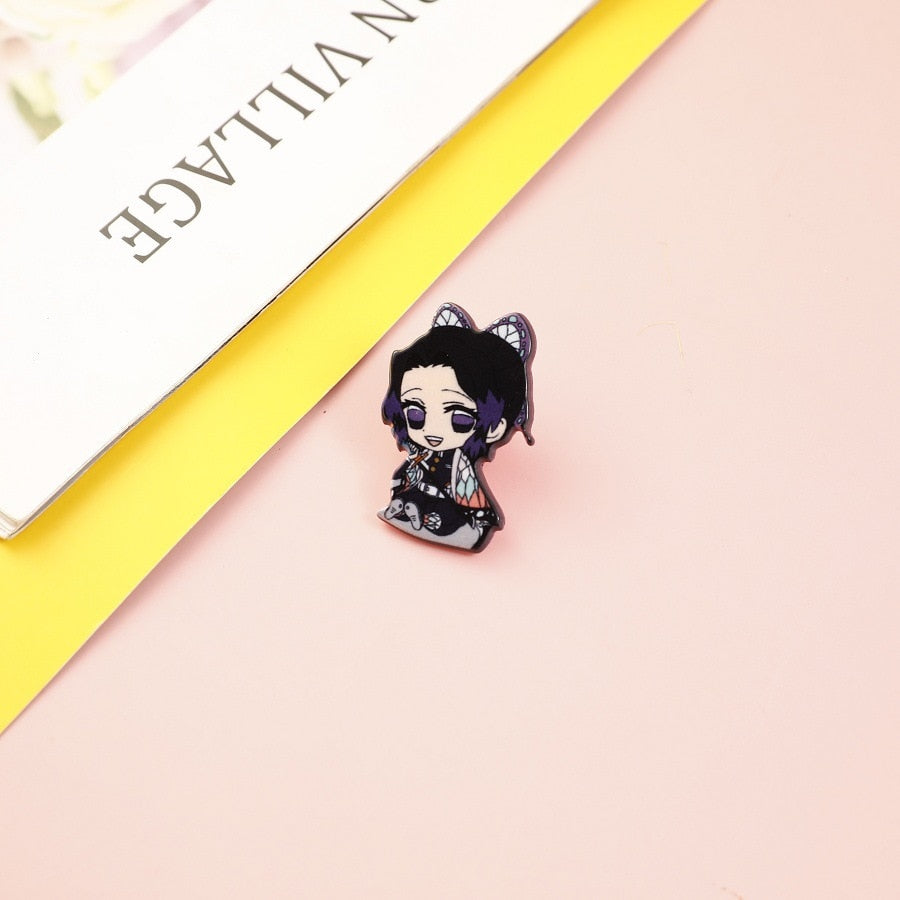 (doubt-name characters)16 Styles Of Acrylic Brooch 3.5cm Demon Slayer (Variants Available) - House Of Fandom