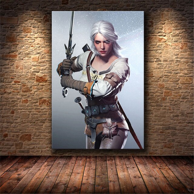 Canvas Painting Witcher Collection-3 (Variants Available)