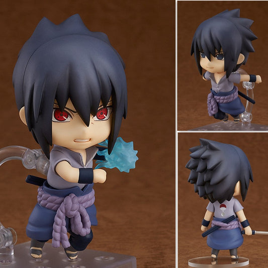 Sasuke Uchiha 3 in 1 Chibi 10 cm Action Figure Naruto/Boruto - House Of Fandom