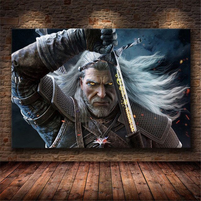 Canvas Painting Witcher Collection-5 (Variants Available)