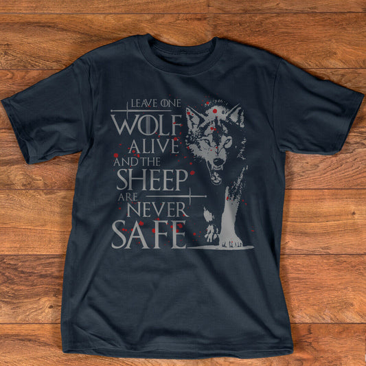 Starks Wolf T-shirt Game Of Thrones (Colors Available)