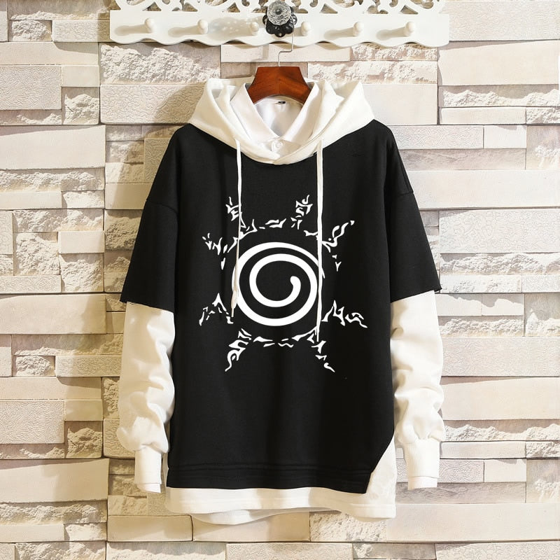 Black White Denim Hoodies/Jackets Collection 2 Naruto/Boruto (Variants Available) - House Of Fandom