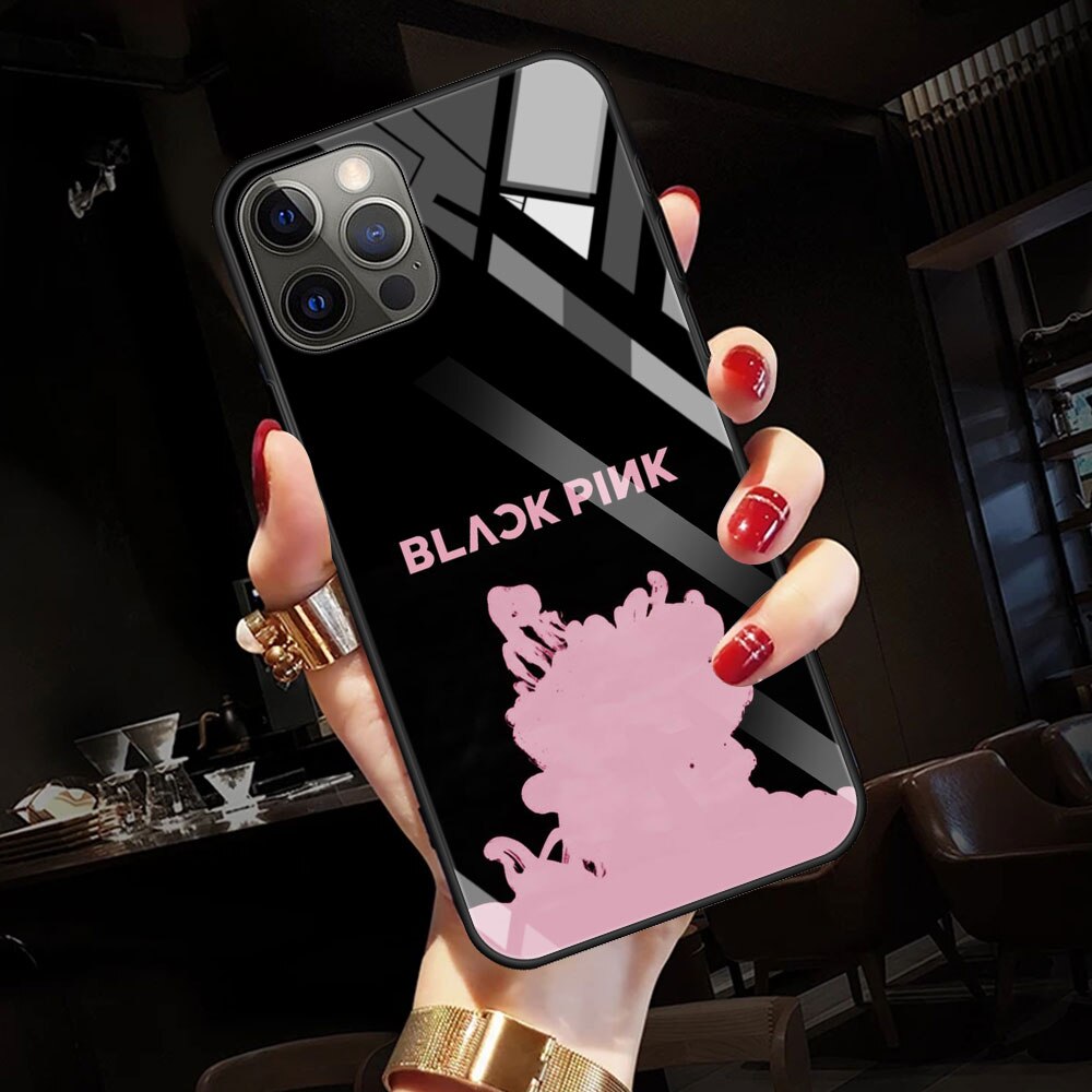Tempered Glass Case BlackPink Collection- 2 (Variants Available)