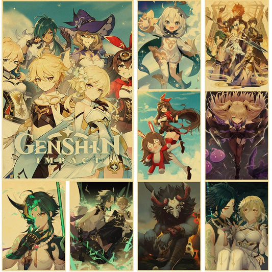 Posters A4/A3 Genshin Impact (Variants Available) - House Of Fandom