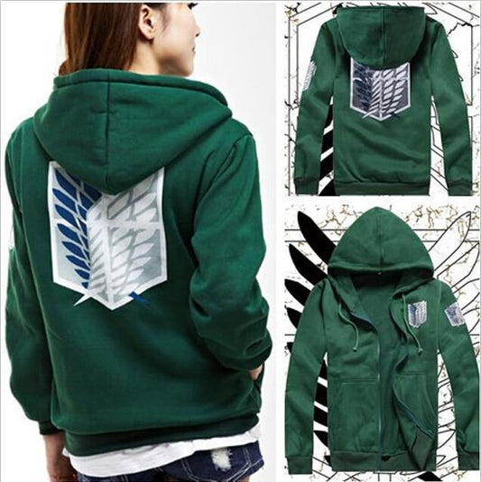 Hoodie Survey Corps Attack on Titan (Colors Available) - House Of Fandom