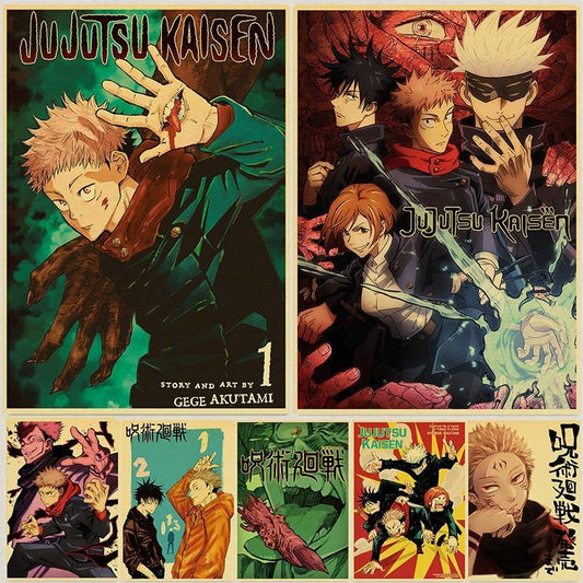 Posters Jujutsu Kaisen (Variants Available) 42*30 cm - House Of Fandom