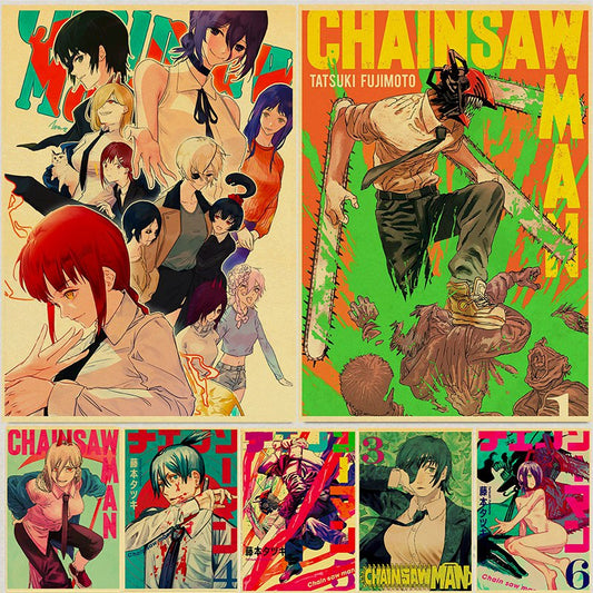 Posters Chainsaw Man (Variants/Sizes Available) - House Of Fandom