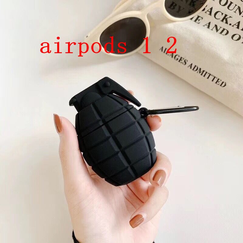 3D Military Bomb Shape Protective case for Airpods 1/2/3/Pro/Pro (2nd Gen)