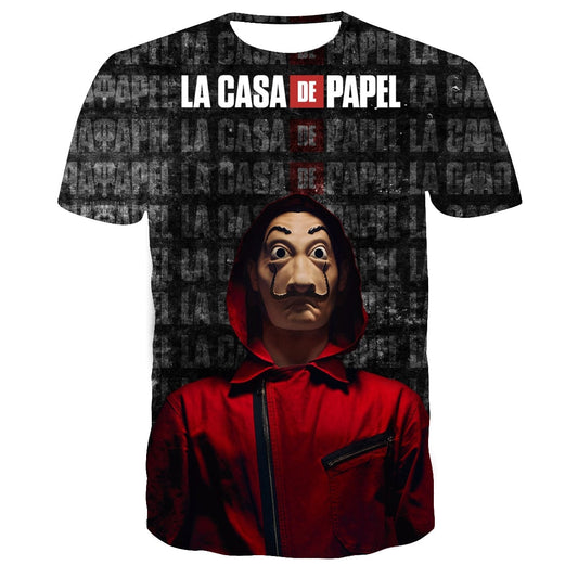 PRINTED T-SHIRT MONEY HEIST (VARIANTS AVAILABLE)