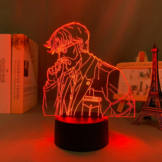 Attack on Titan 3D Lamp Anime Zeke Yeager for Room Decor Light Battery Powered Kids Birthday Gift Manga AOT LED Light Bedside - House Of Fandom