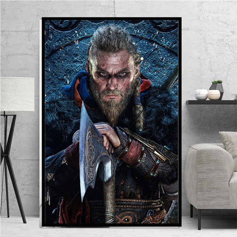 Canvas Paintings collection Assassin's creed valhalla (Variants Available)