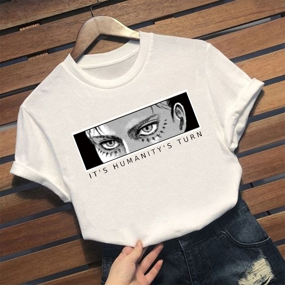 T-Shirt Eren Yeager Attack on Titan (Colors Available) - House Of Fandom