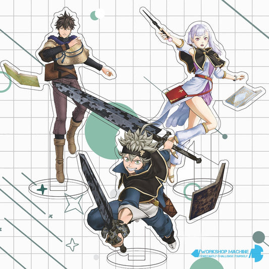 Black Clover 15 cm Acrylic Stand Figures (Characters Available) - House Of Fandom