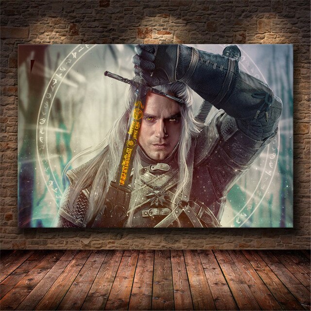 Canvas Painting Witcher Collection-5 (Variants Available)