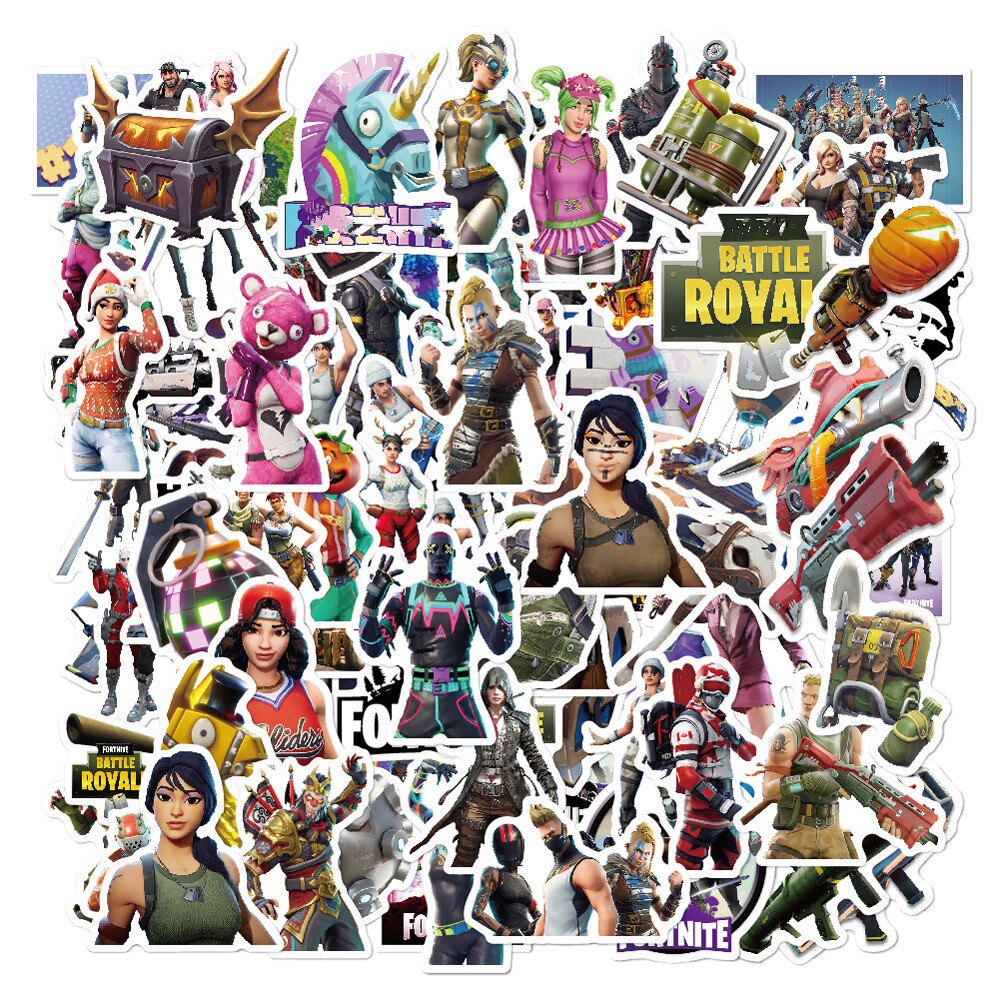 Stickers Fortnite Collection-2 50 Pcs