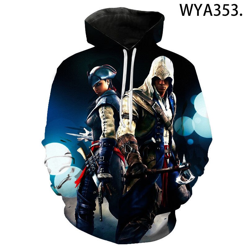 3-D Printed Hoodies Collection 1 Assassin's Creed (Variants Available)