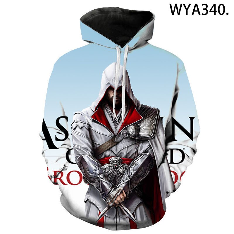 3-D print hoodies collection 2 Assassin's creed (Variants available)
