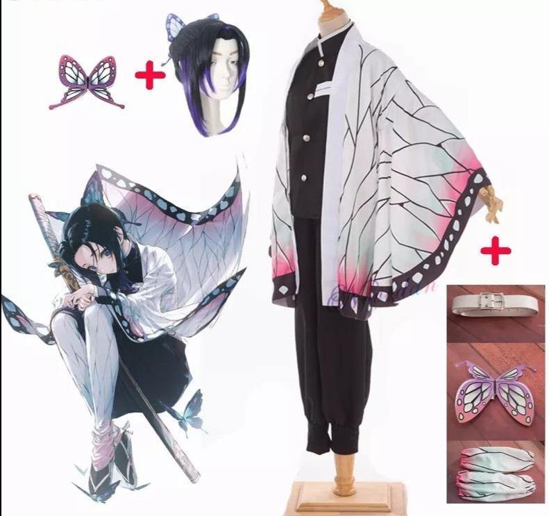 Shinobu Kimono Costume Cosplay Demon Slayer (Variants Available) - House Of Fandom