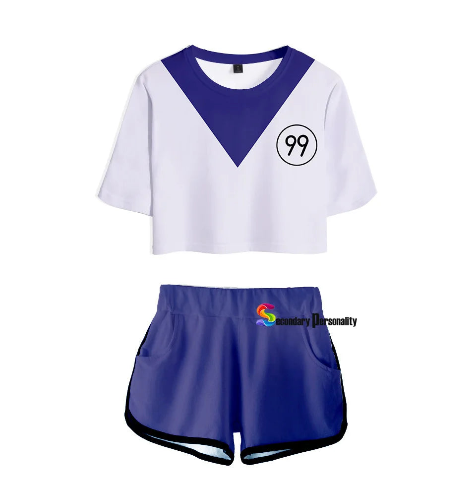 Anime Hunter x Hunter Crop Top Cosplay Killua Zoldyck Kurapika Hisoka Gon Freecss