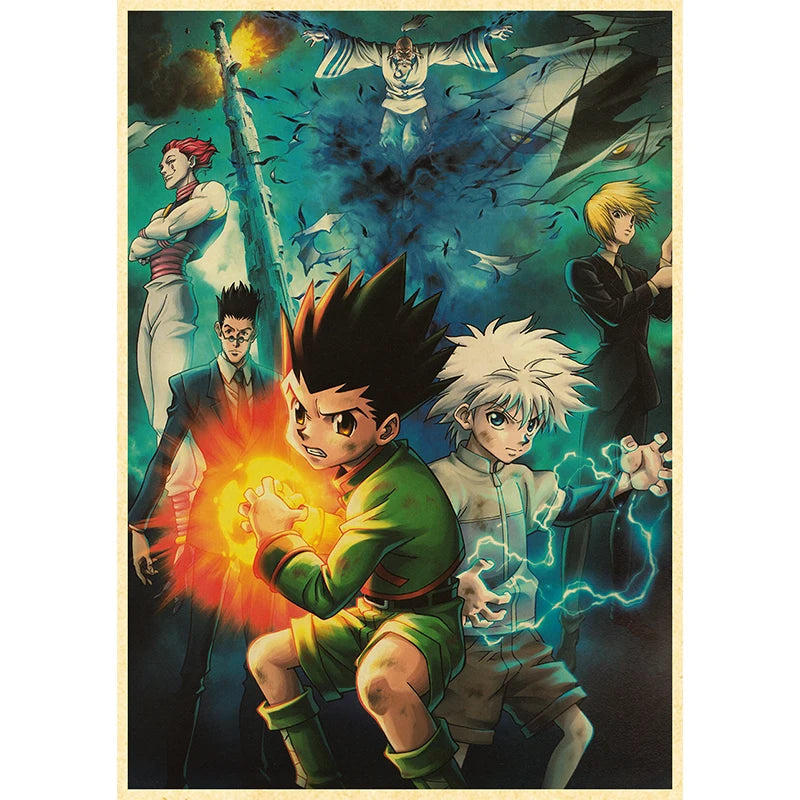 Retro Hunter x Hunter Anime Posters (Variants Available)