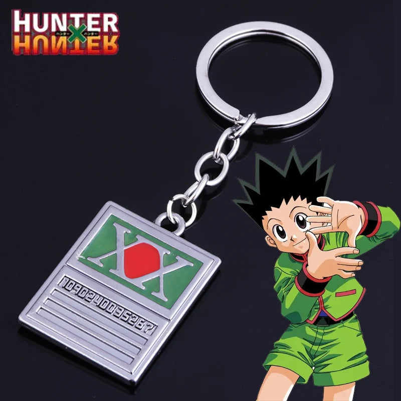 Hunter x Hunter Keychain: GON FREECSS License Metal Card Tag Keyring Choker (Variants Available)