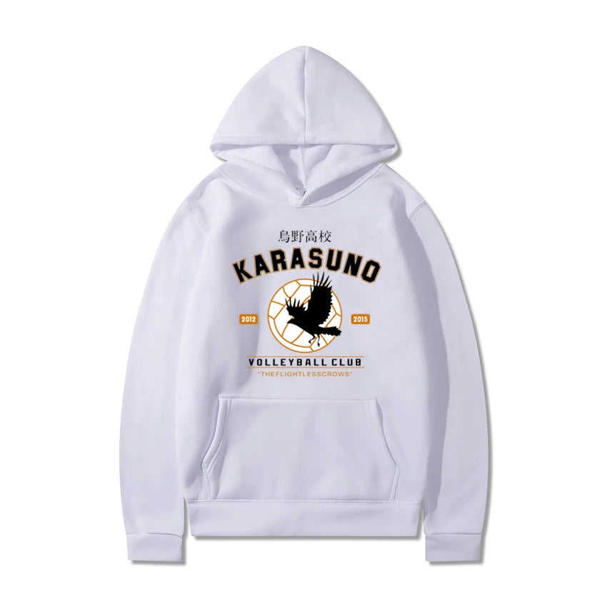 Haikyuu Anime  Karasuno Fly High Graphic Hoodie Set