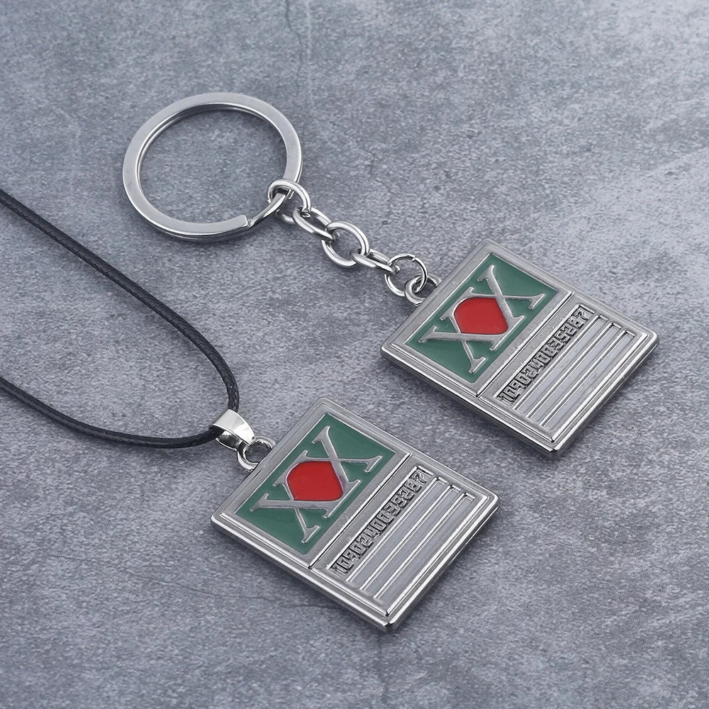 Hunter x Hunter Keychain: GON FREECSS License Metal Card Tag Keyring Choker (Variants Available)