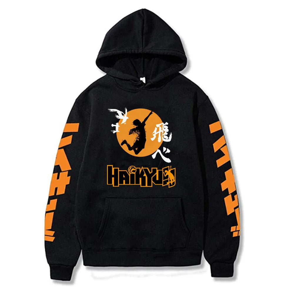 Haikyuu Anime Graphic  Print Hoodie Set (Variant Available)