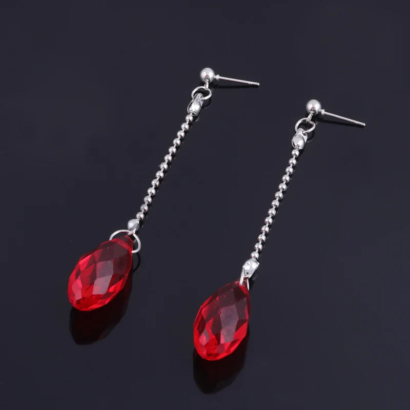 Hunter x Hunter Big Size Red Kurapika Kurta Cosplay Earrings (Variants Available)