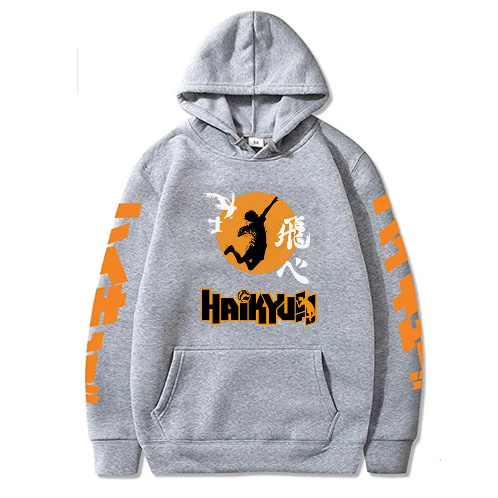 Haikyuu Anime Graphic  Print Hoodie Set (Variant Available)