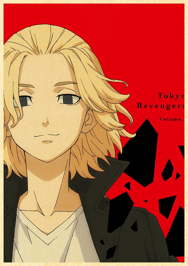 Tokyo Revengers Manjiro & Ken Posters Wall Art (Variants Available)