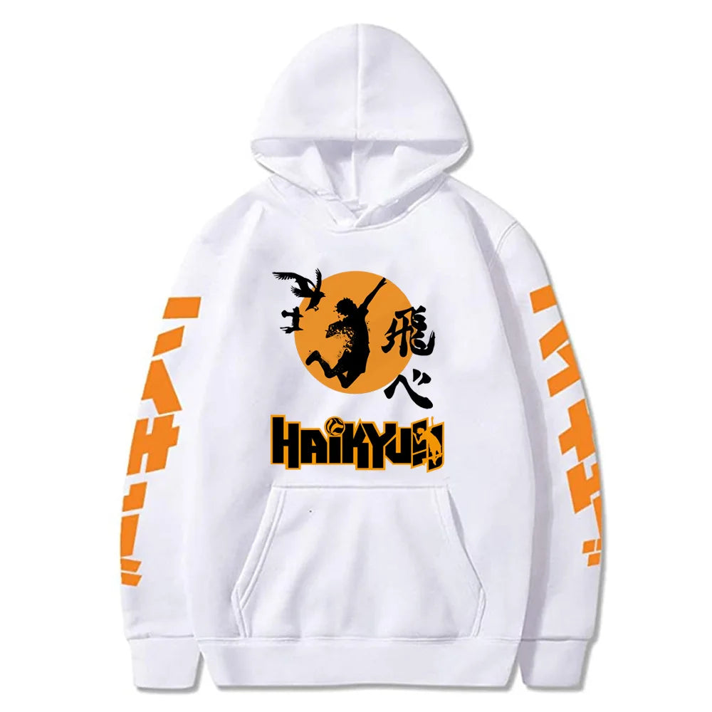 Haikyuu Anime Graphic  Print Hoodie Set (Variant Available)